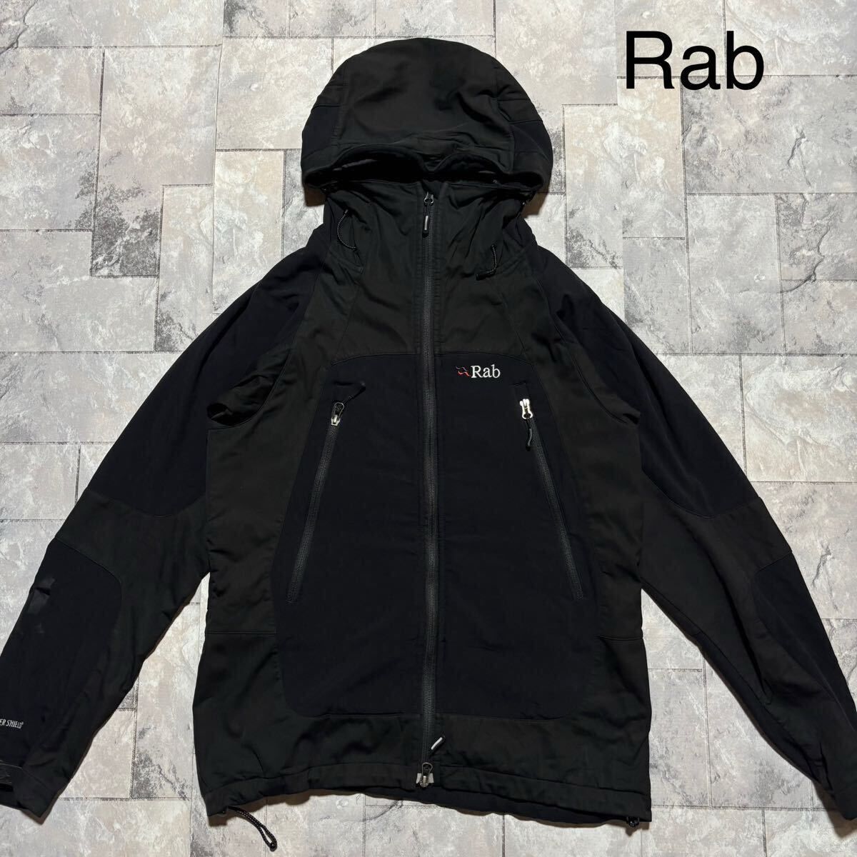 Rab ラブ ナイロンジャケット パーカー POLARTEC USA企画 スノー 