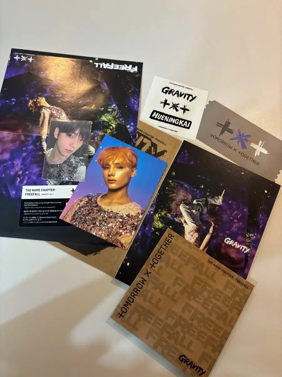 TOMORROW X TOGETHER（TXT）FREEFALL アルバム ヒュニンカイ（HUENING