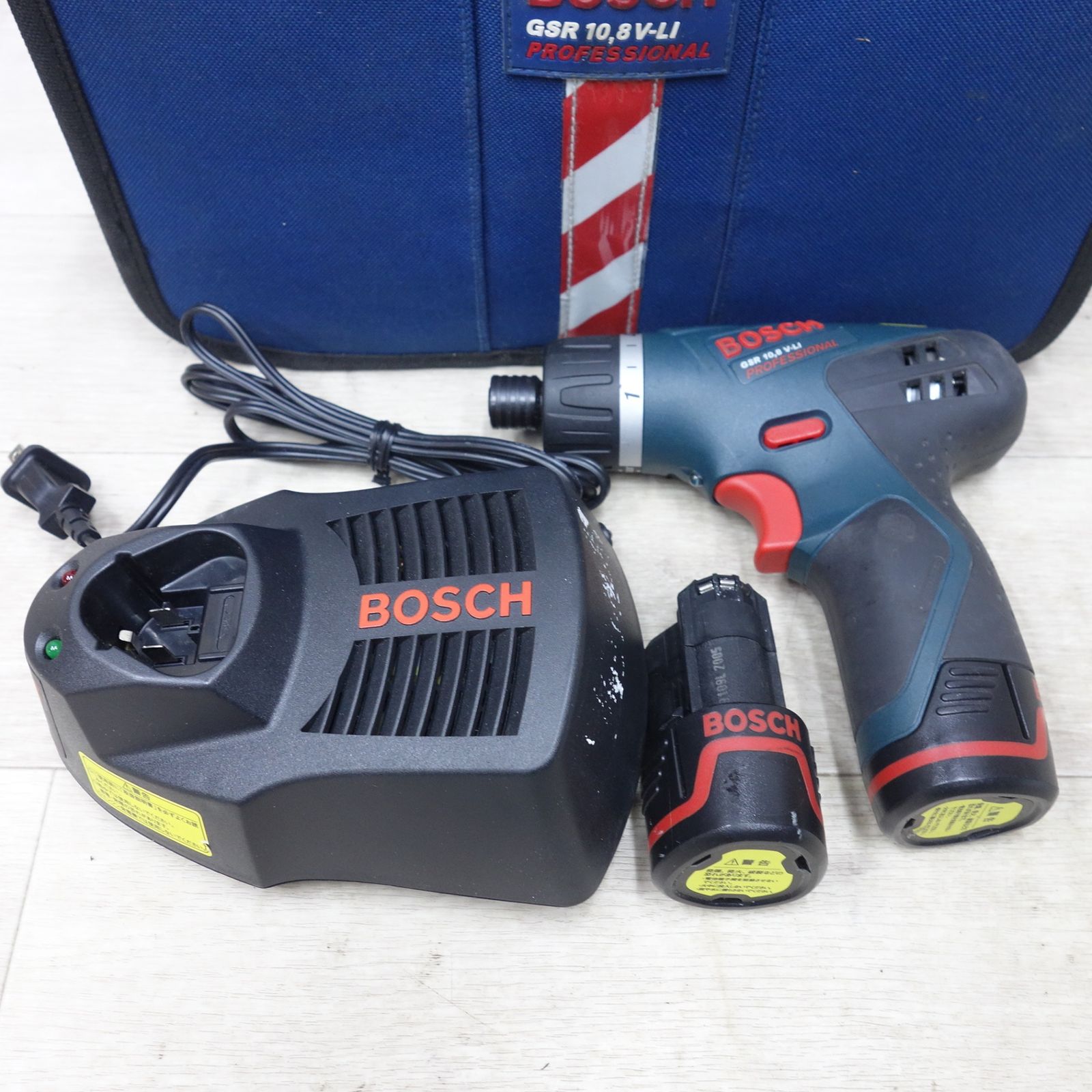 バッテリー BOSCH ボッシュ コードレス ドライバードリル GSR 10 8 V LI 電動 工具 ドリルドライバ