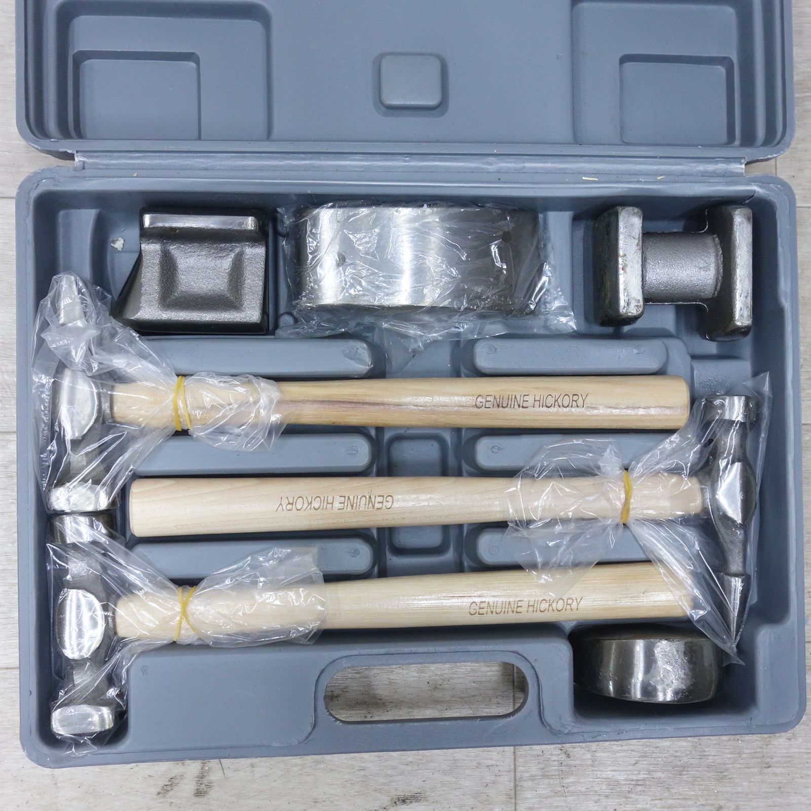 ストレート 鈑金 ハンマー セット Art 19 0105 ウッドハンドル HICKORY ジェニュイン ヒッコリー