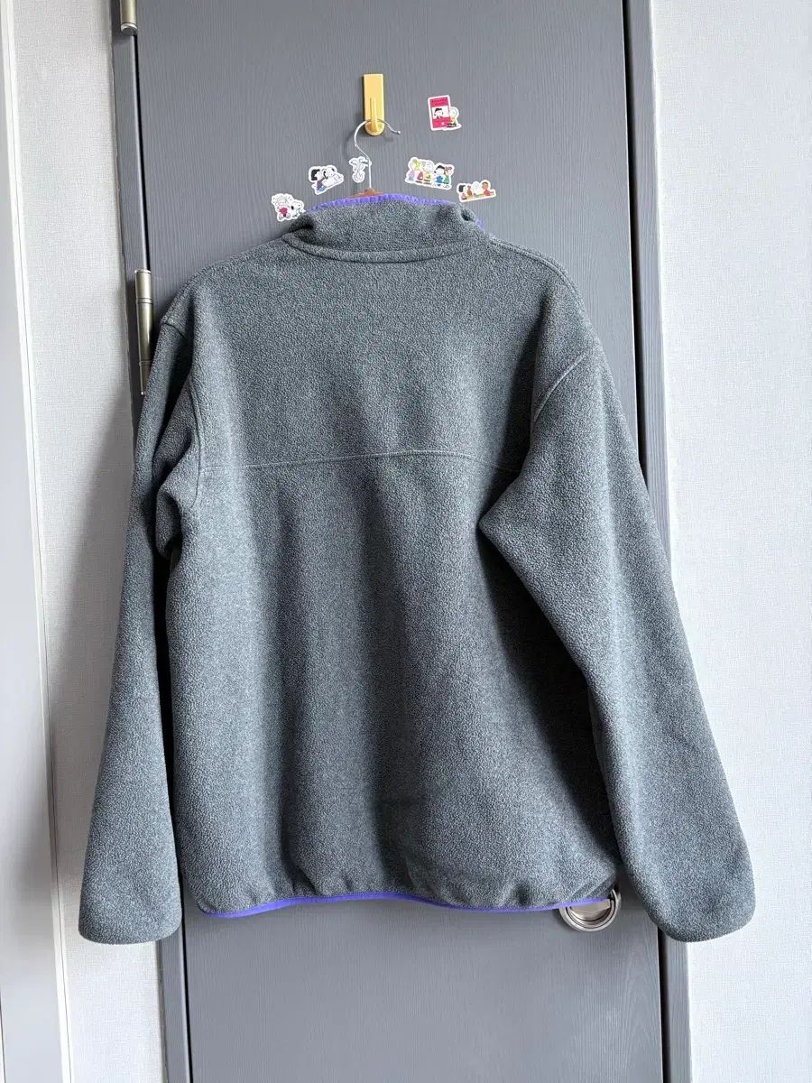 ウィメンズ XL マンズ L patagonia パタゴニア Synchilla シンチラ グレー ニッケル PURPLE パープル