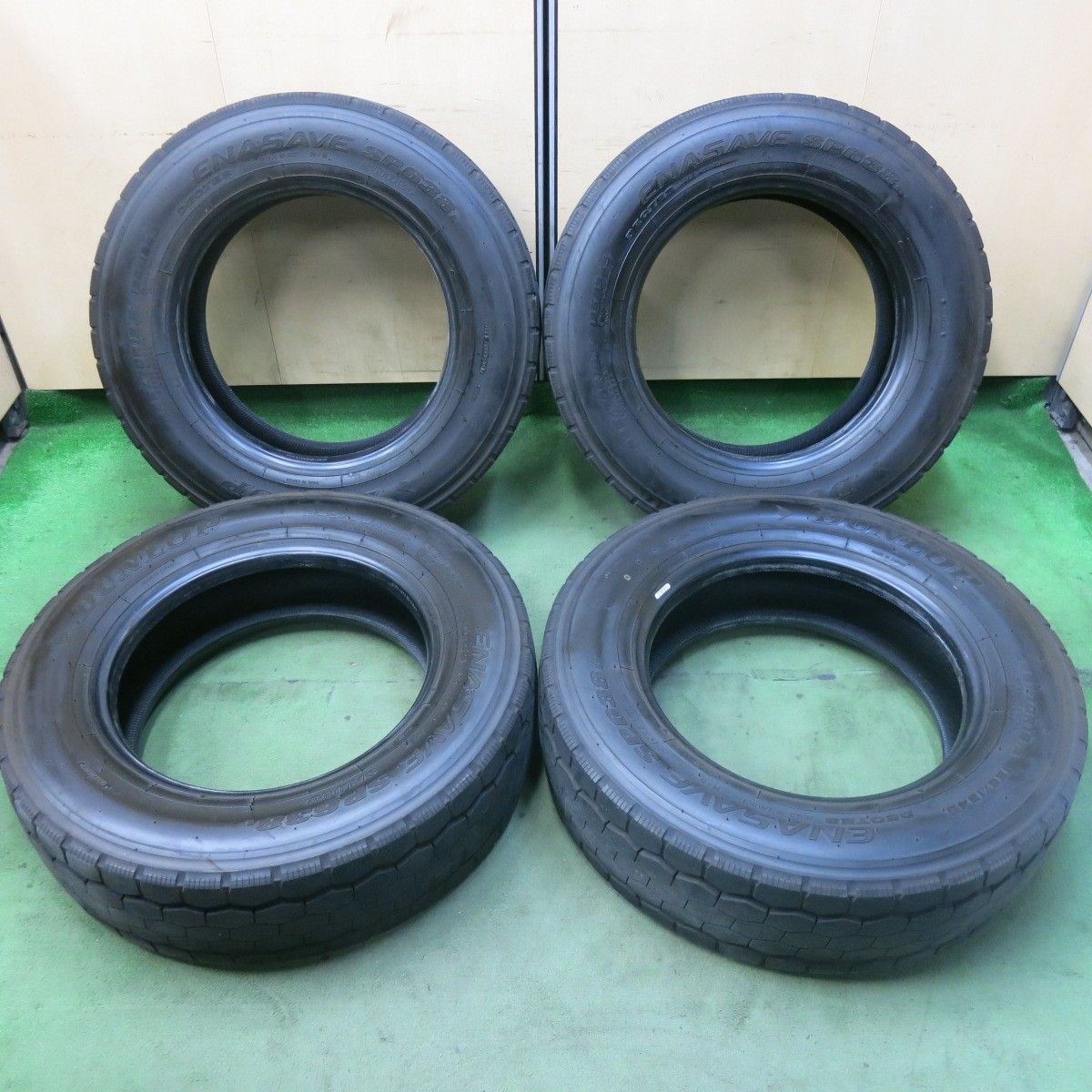 バリ溝 25年 9 5分 トラック タイヤ 245 70 R 19 5 136 134 J ダンロップ エナセーブ SP 638 L オールシーズン 5インチ スタ