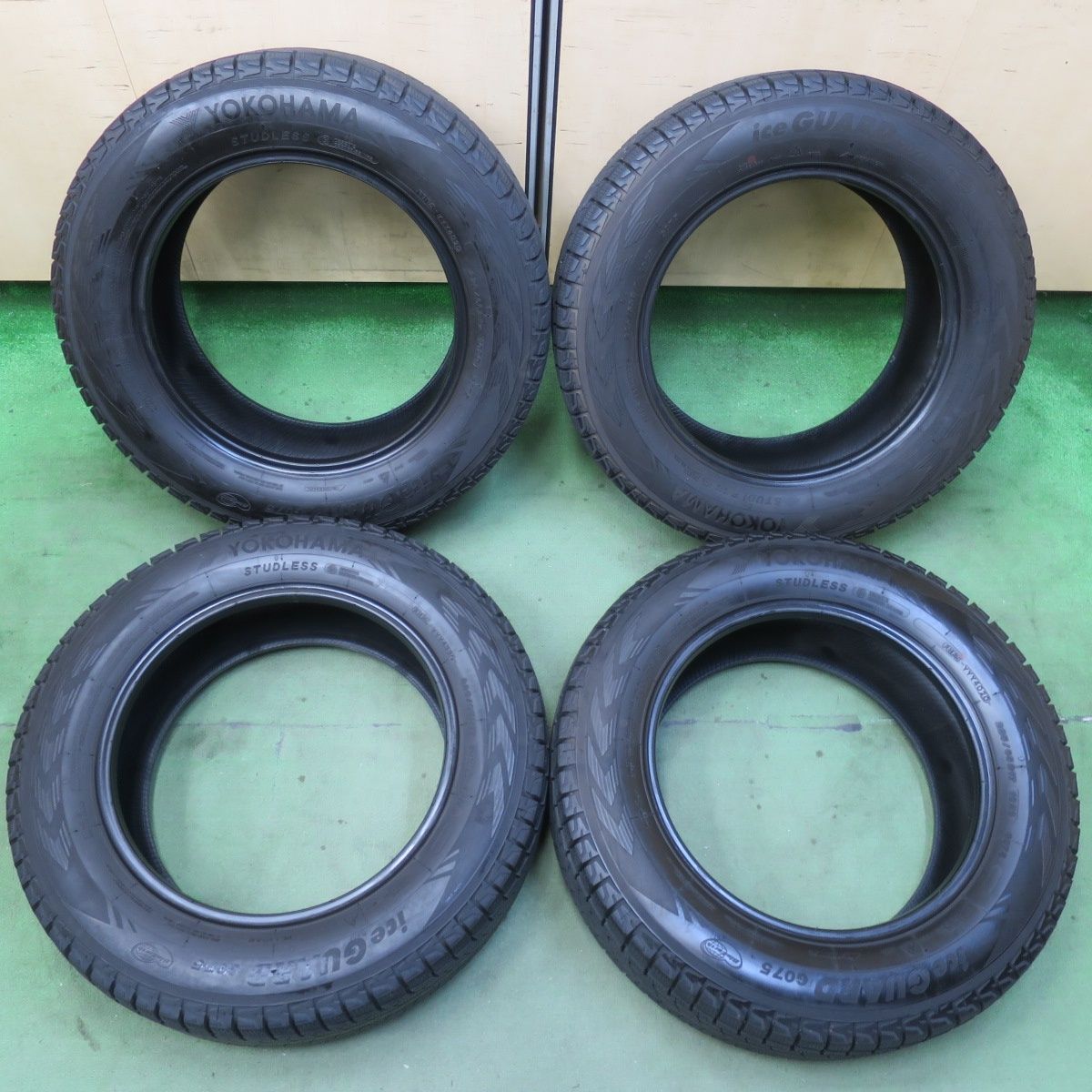バリ溝 8 5分 スタッドレス 225 65 R 17 ヨコハマ アイスガード G 075 タイヤ 17インチ ハリアー RAV 4 エクストレイル 等 5112406イスタ