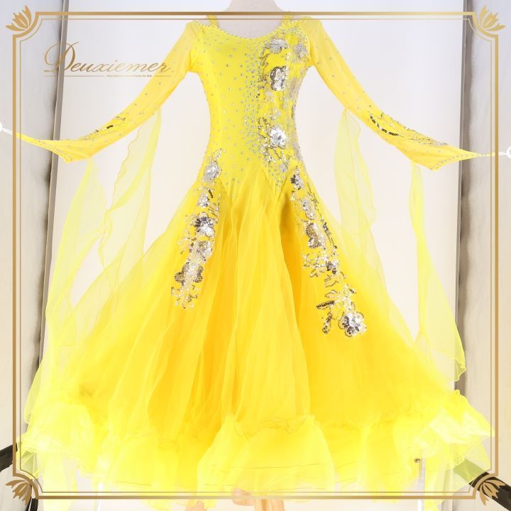 社交ダンス 衣装 スタンダードドレス ドレス スタンダード ワンピース