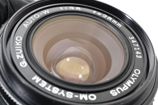 ☆美品 / 動作保証☆ オリンパス OLYMPUS OM G.ZUIKO AUTO-W 28mm F3.5