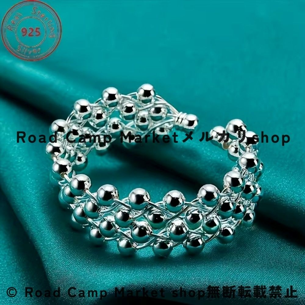 ビーズチェーンブレスレット メンズ シルバー925 オープンメッシュデザイン 色褪せない 壊れにくい 日常使い デート パーティー バレンタインデー ギフト 男性の 友達のホリデーギフト 彼への贈り物 日常着用 メンズシルバー ミニマリスト