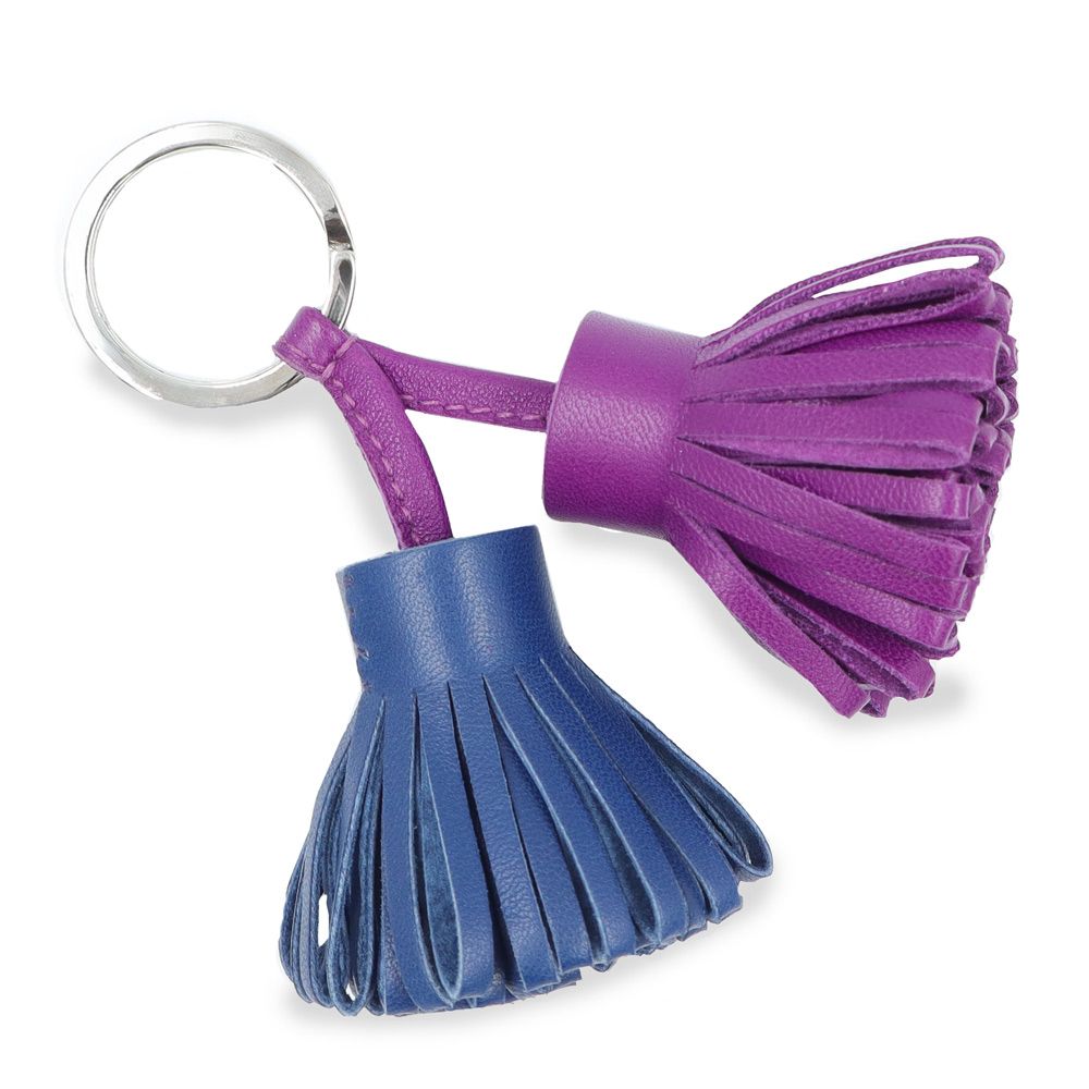 エルメス カルメン ウノドス キーホルダー アニューミロ ラムスキン