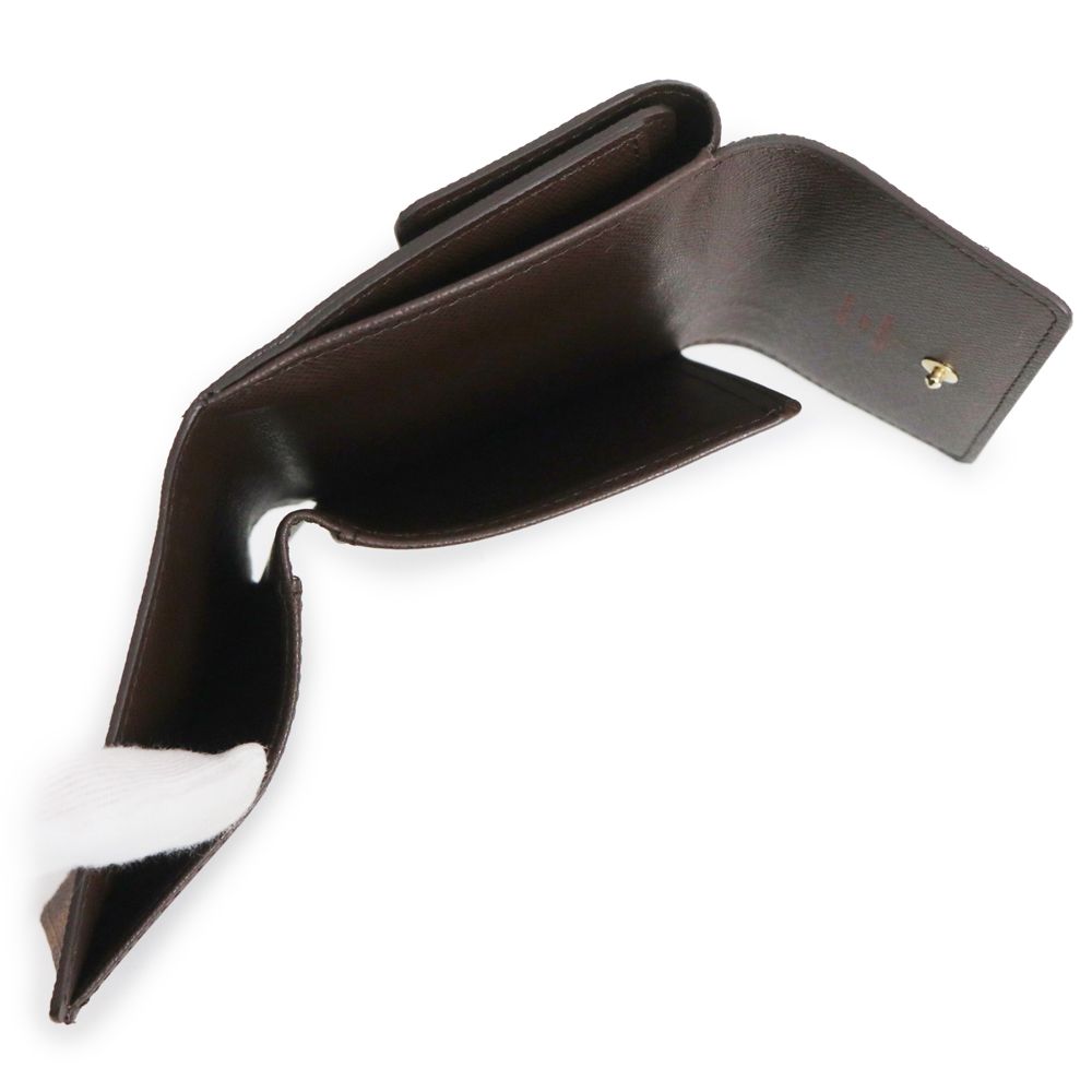 ルイ ヴィトン ポルトフォイユ エリーズ Wホック 二つ折り財布 ダミエ