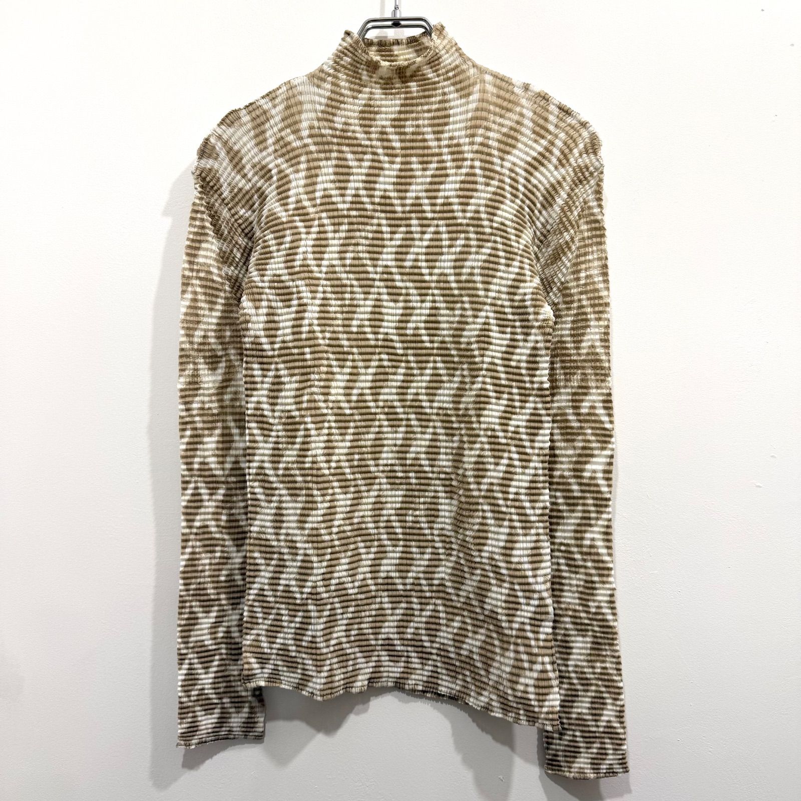 ISSEY MIYAKE FETE イッセイミヤケ フェッテ 総柄 ボトルネック