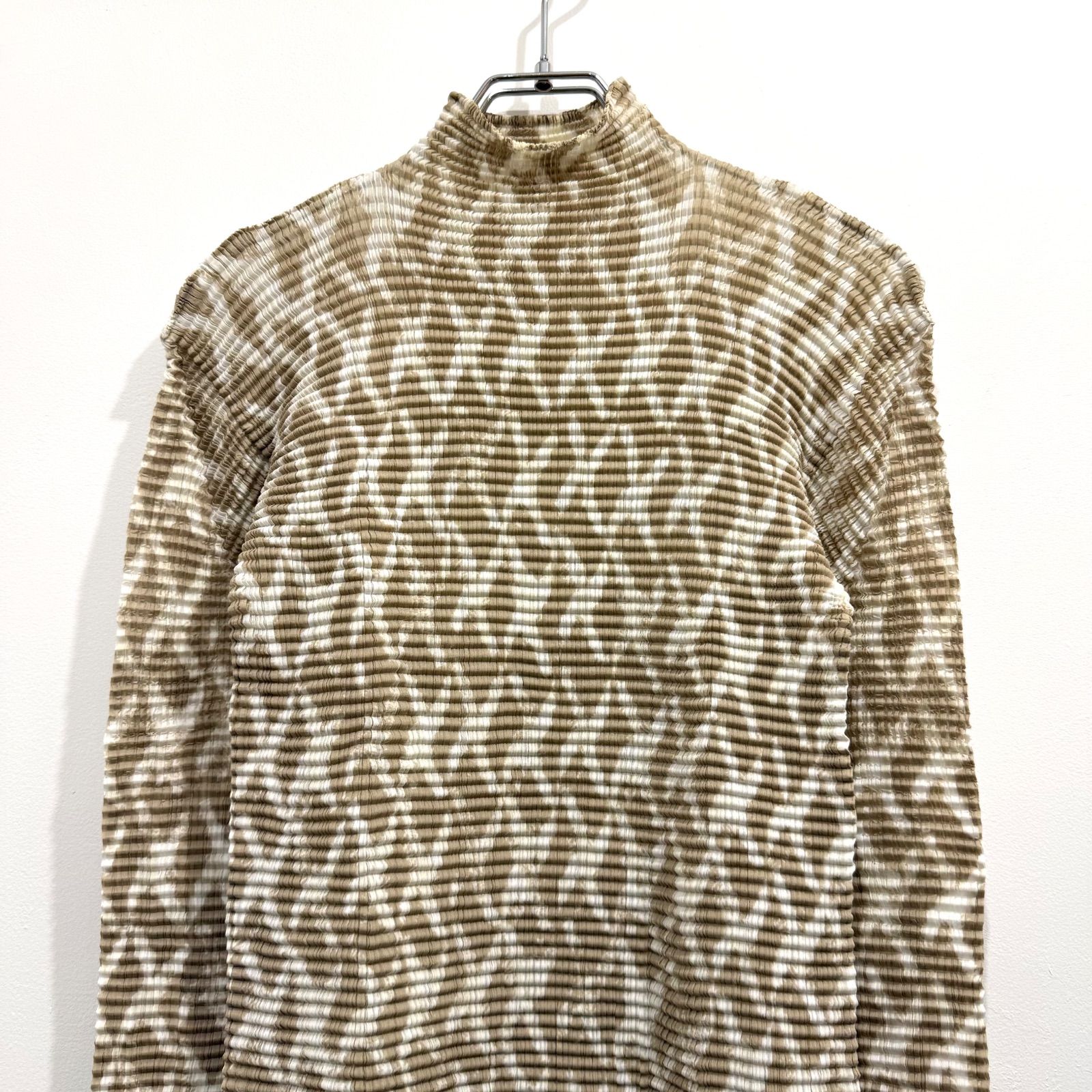 ISSEY MIYAKE FETE イッセイミヤケ フェッテ 総柄 ボトルネック