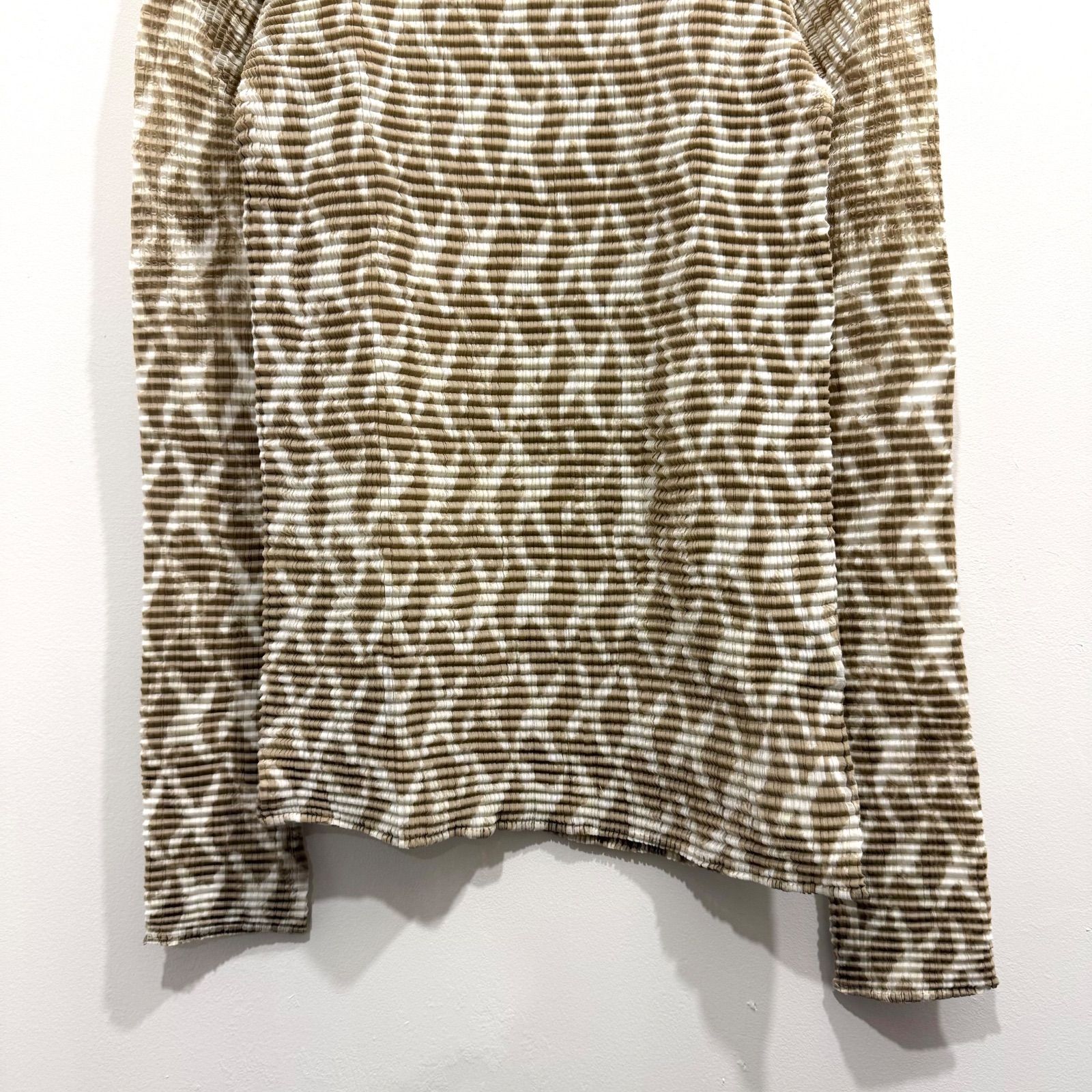 ISSEY MIYAKE FETE イッセイミヤケ フェッテ 総柄 ボトルネック