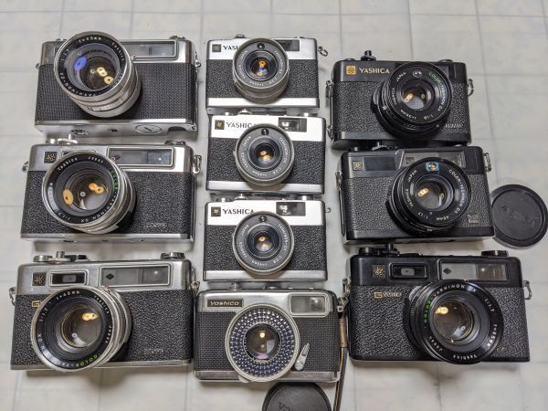 10台まとめ ヤシカ YASHICA ELECTRO 35 GSN MC GX GT CCN Half 17 5292_17_12