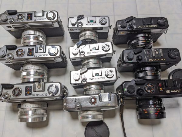  10台まとめ ヤシカ YASHICA ELECTRO 35 GSN MC GX GT CCN Half 17 5292_17_12 レンジファインダーカメラ フィルムカメラ