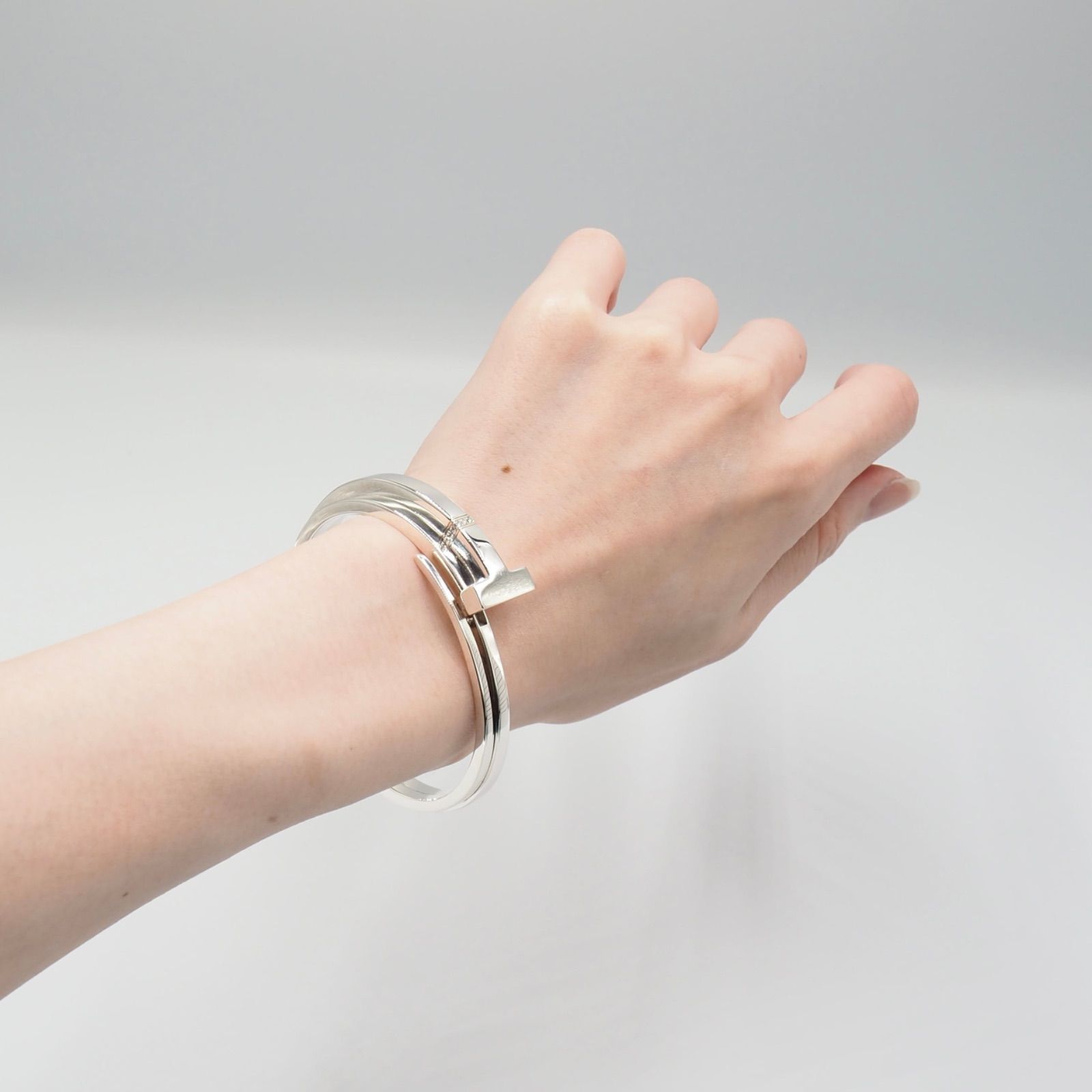 Tiffany&Co. Tスクエア ラップ バングル シルバー925 ダイヤモンド