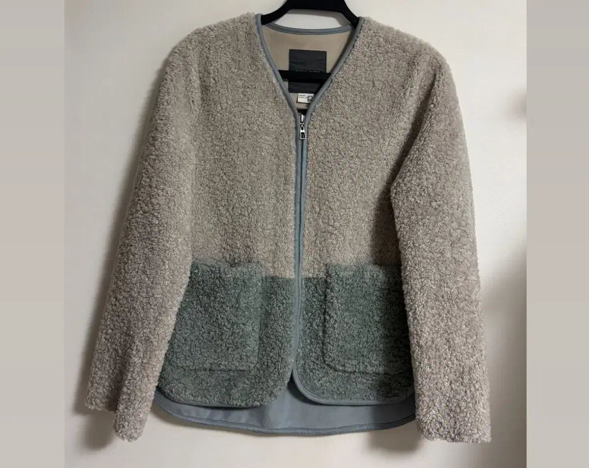 Jucy Judy ジュシジュディ グレー ブルー フリース ジャケット 85