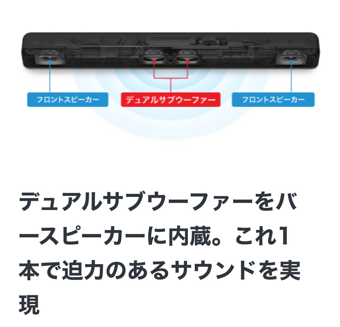 サウンドバー HT X 8500 ホームシアター SONY リモコン付 取説付