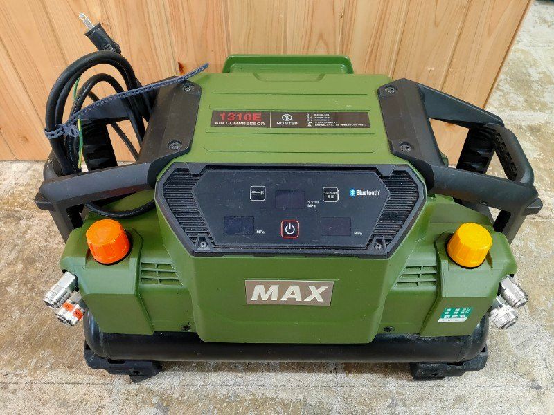 MAXマックス 高圧コンプレッサー AK-HL 1310 E ミリタリーグリーン 自動停止まで約4分23秒