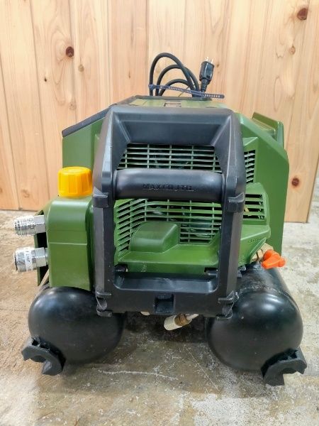 MAXマックス 高圧コンプレッサー AK-HL 1310 E ミリタリーグリーン 自動停止まで約4分23秒