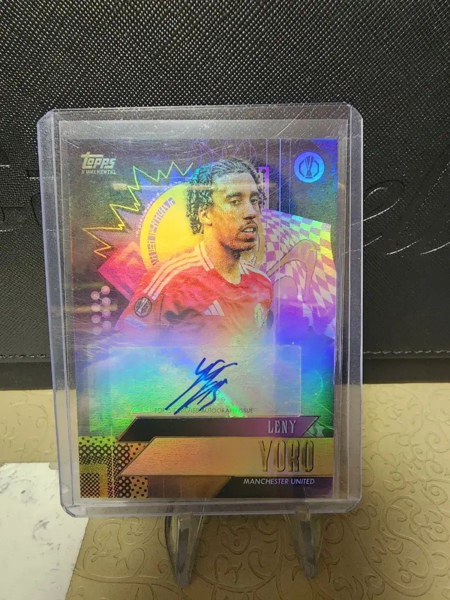 マンチェスター ユナイテッドFC レニー ヨロ サイン入り オート 2025 TOPPS トップス GOLD サッカーカード