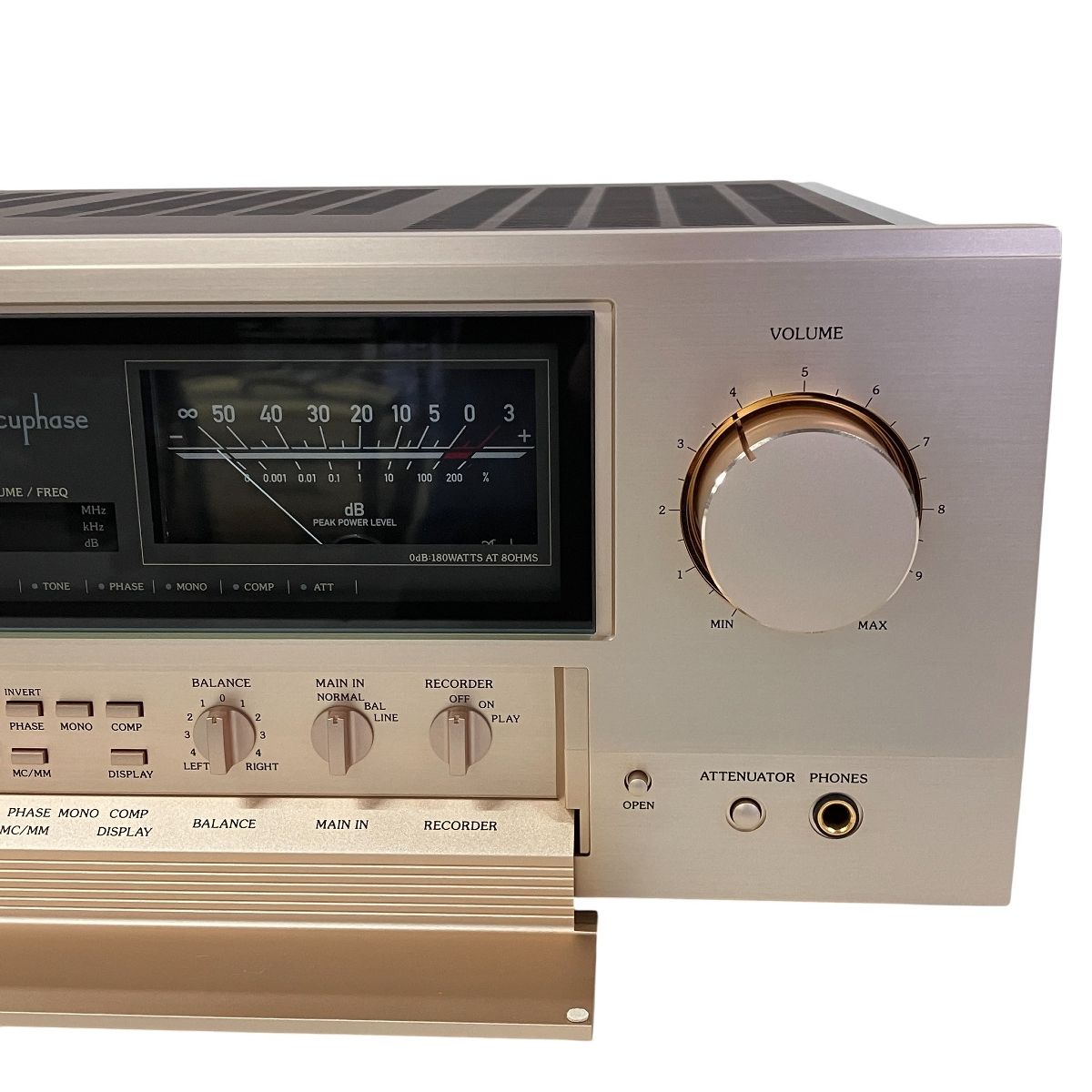 Accuphase E-4000 プリメインアンプ アキュフェーズ 純正リモコン 説明