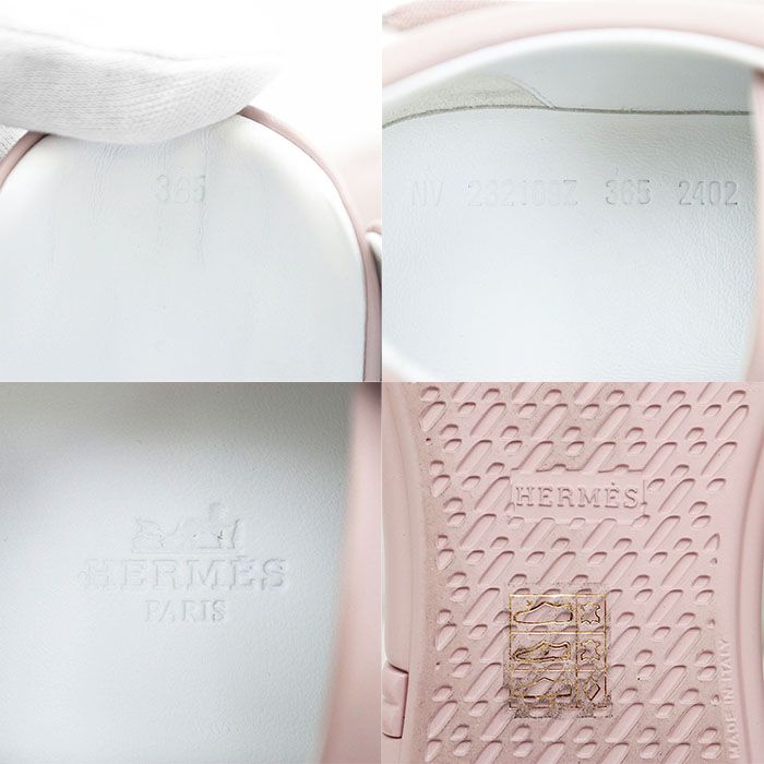 極美品】HERMES エルメス ハッピースニーカー 2023A/W Hロゴ レザー