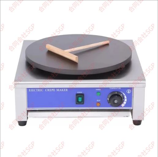 クレープメーカー 温度調節可能 50-300℃ 焦げ付き防止ホットプレート