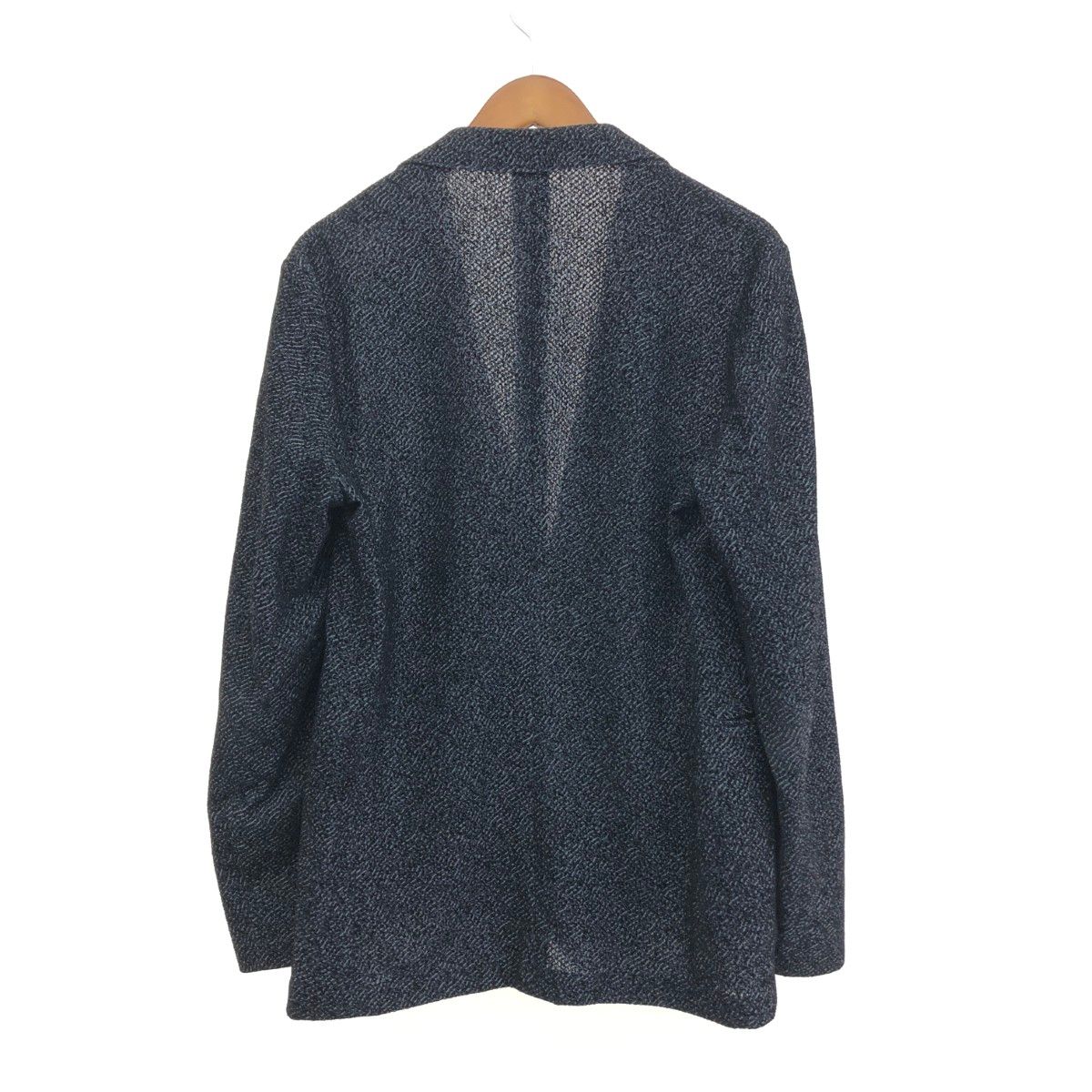 EMPORIO ARMANI エンポリオアルマーニ テーラードジャケット サイズ:46 2B/シングル/ベロア I1G870 I1426   ネイビー メンズ / 240001160019 EMPORIO ARMANI エンポリオアルマーニ テーラードジャケット サイズ:46