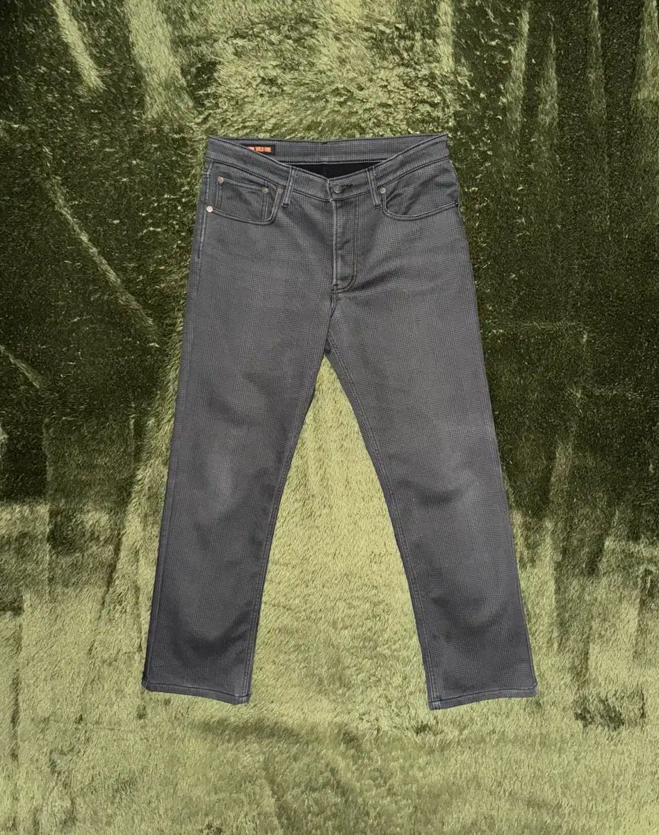 32 EDWIN エドウイン ジャパン WILD FIRE 暖かチェック パンツ