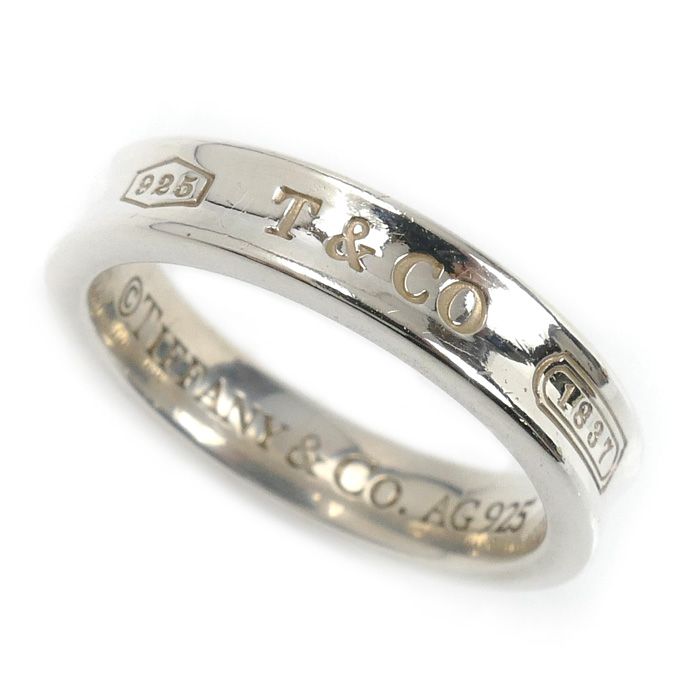 TIFFANY&Co. ティファニー シルバー925 1837 リング・指輪 9号 3.7g
