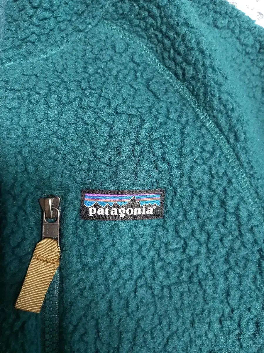 パタゴニア レトロ ボアジップアップ グリーン XL 実寸110