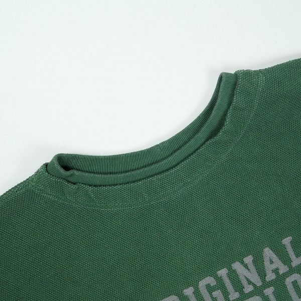 Size【L】 TENDERLOIN テンダーロイン MOSS STITCH SWEAT GREEN クルー