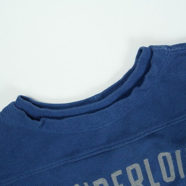 Size【L】 TENDERLOIN テンダーロイン MOSS STITCH NFL BLUE