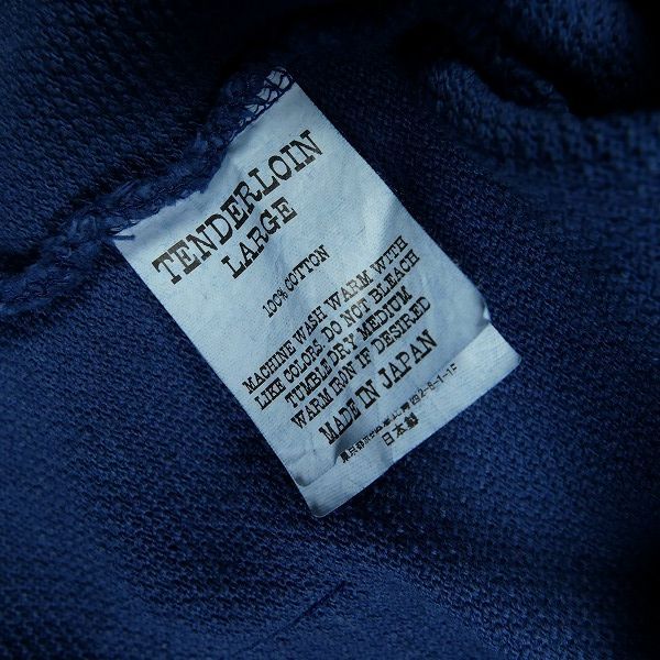 Size【L】 TENDERLOIN テンダーロイン MOSS STITCH NFL BLUE