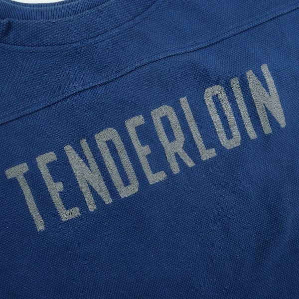 Size【L】 TENDERLOIN テンダーロイン MOSS STITCH NFL BLUE