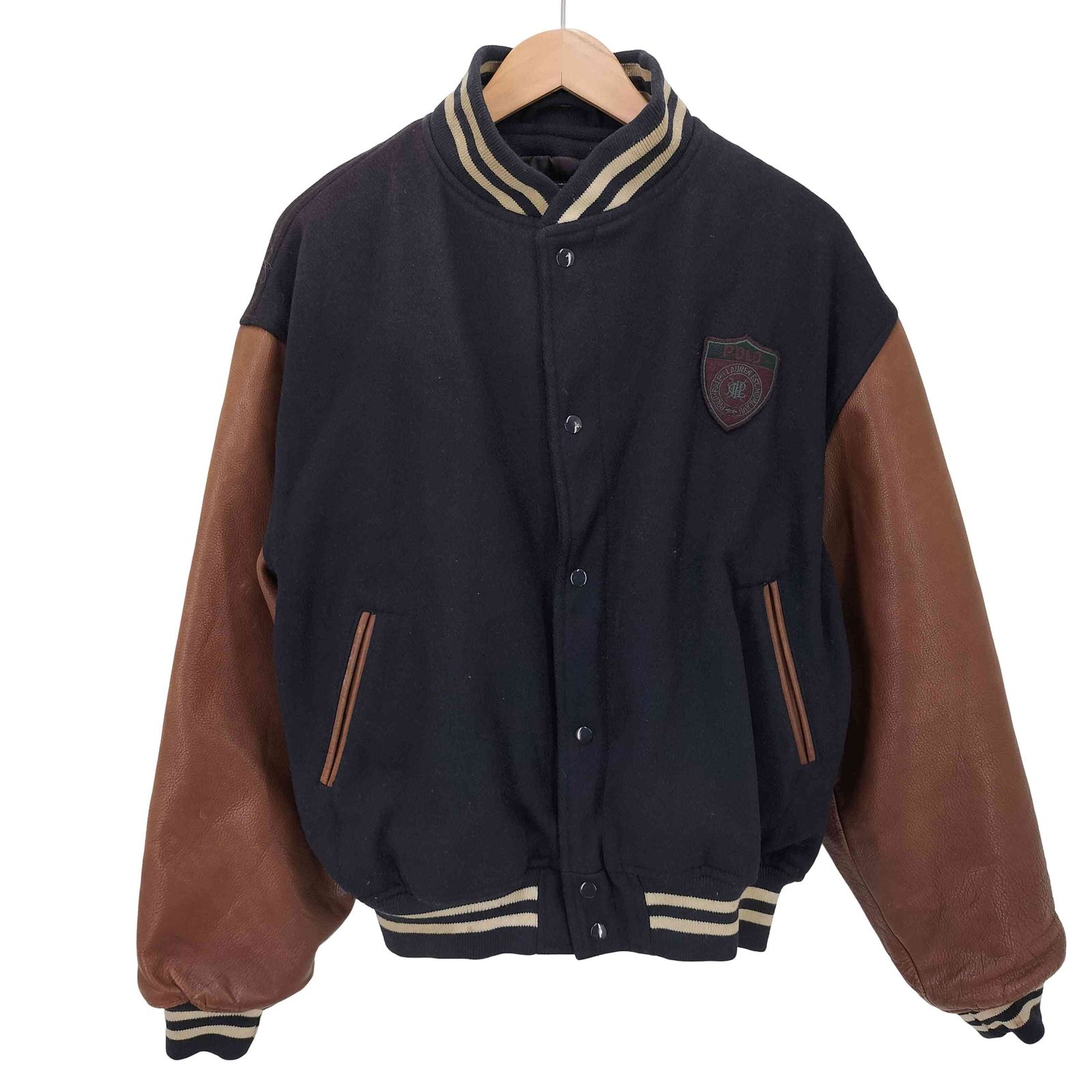 ポロバイラルフローレン Polo by RALPH LAUREN 90s エンブレム付き 袖 