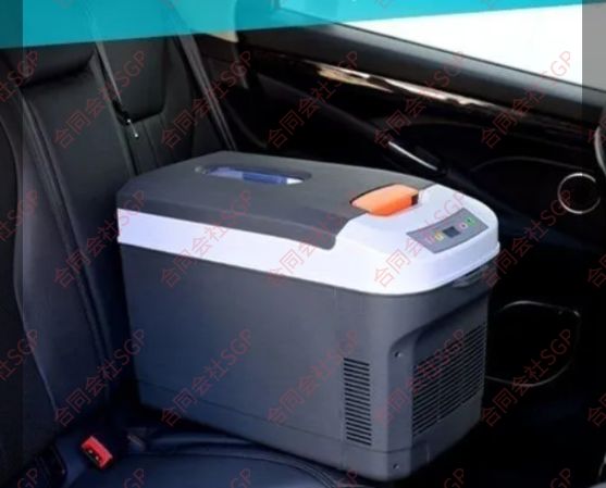  車載冷蔵庫 22 L ポータブル冷蔵庫 18℃～ 65℃調整 持ち運べる小型冷蔵庫 クーラーボックス 家庭用車載用 静音 DC 12 V 24 110 ブラック ハンモックスタンド カトラリー クーラーボックス クーラーボックス 保冷剤