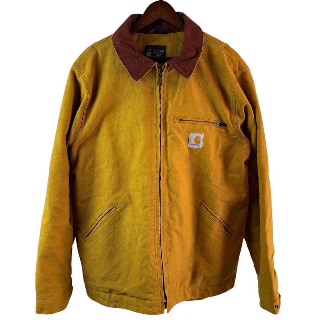 Carhartt カーハート デトロイトジャケット マスタードカラー - メルカリ