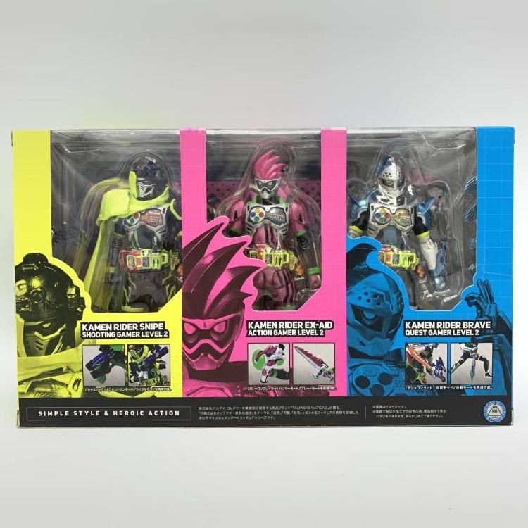 【新品未開封】 shfiguarts マイティアクションX ビギニングセット S.H.Figuarts 仮面ライダーエグゼイド マイティアクションX ビギニング