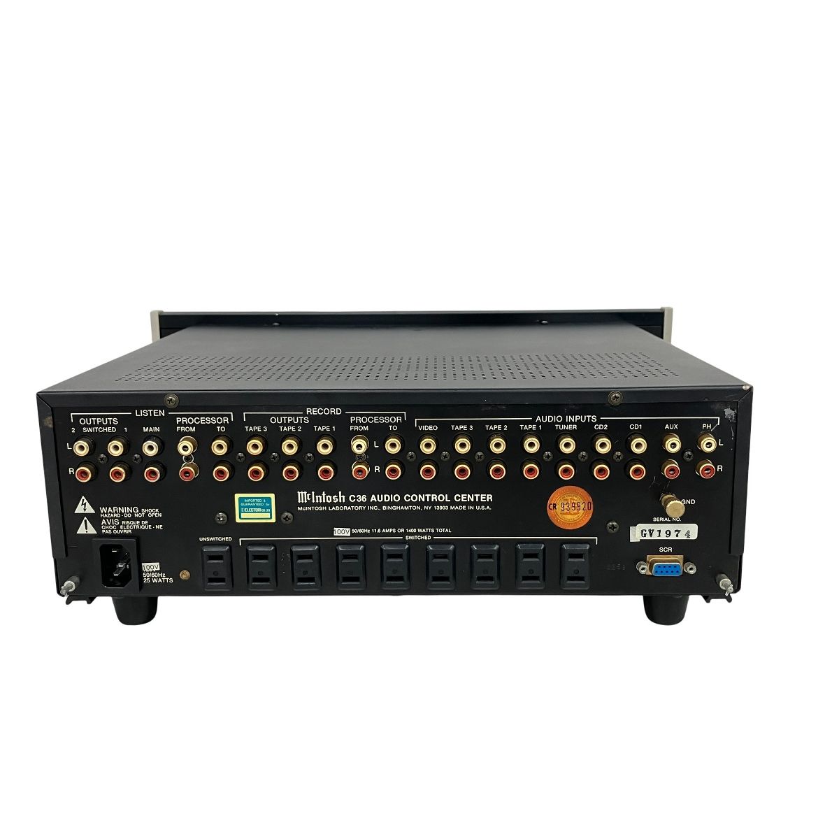 McIntosh マッキントッシュ C36 コントロールアンプ プリアンプ