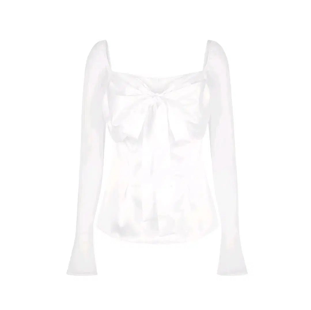 ヒルダ hillda ゴーヒ ブラウス silky swan blouse