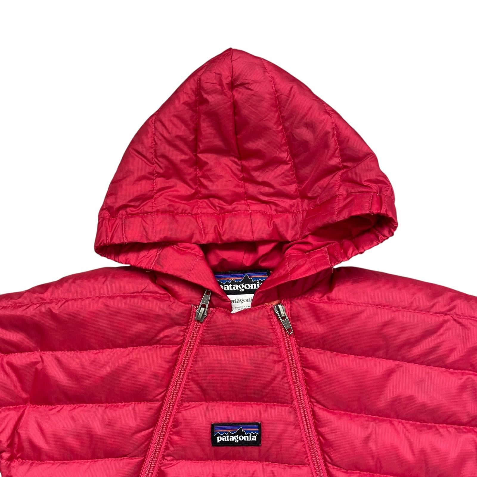 US パタゴニア ベビー ハイロフト ダウン バンティング スーツ 12 M スノーつなぎ ピンク
