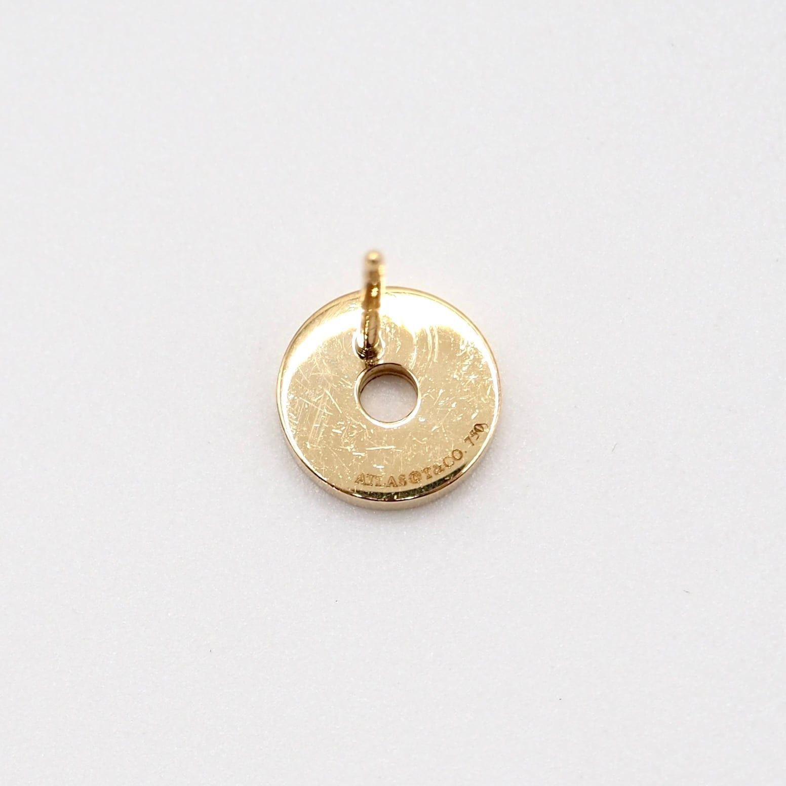 希少】Tiffany&Co. アトラスサークル ピアス K18 ティファニー 保存袋