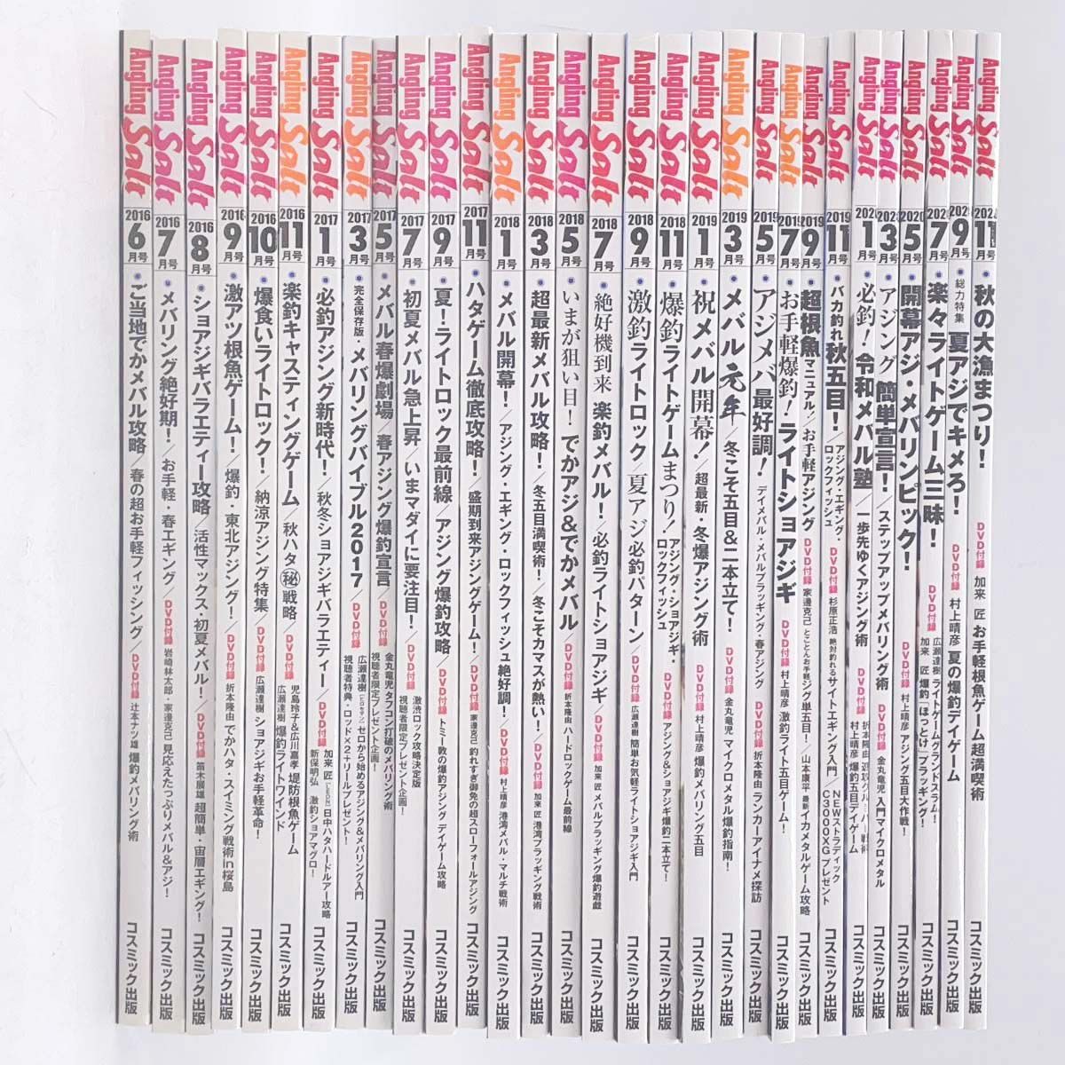 大量セット アングリング ソルト 2011年 ～ 号＆別冊3冊 計82冊 DVD 70点
