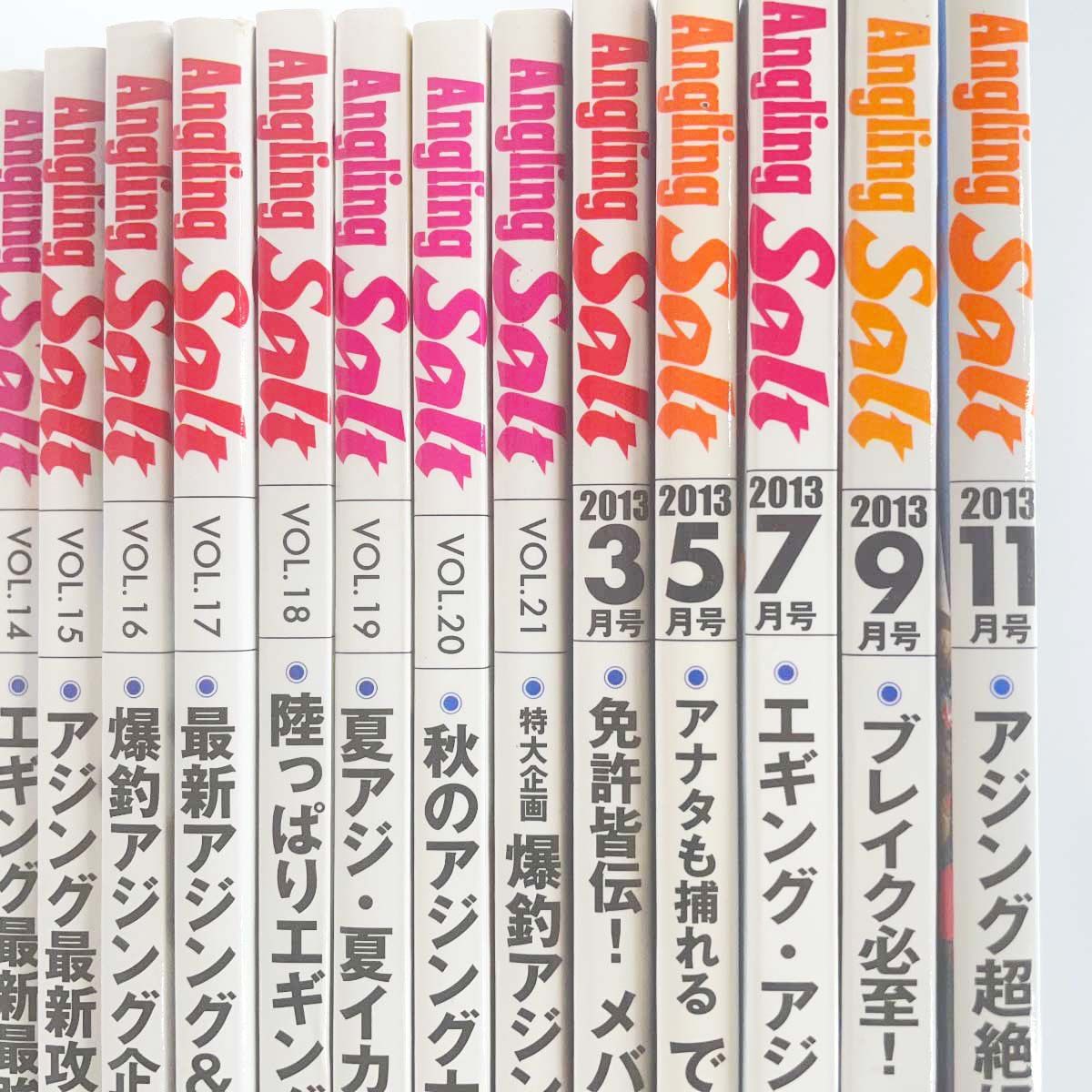 [大量セット] アングリング・ソルト 2011年3月～2022年11月号＆別冊3冊 計82冊 付録DVD70点 大量セット] アングリング・ソルト 2011年3月～2022年11月号＆別冊