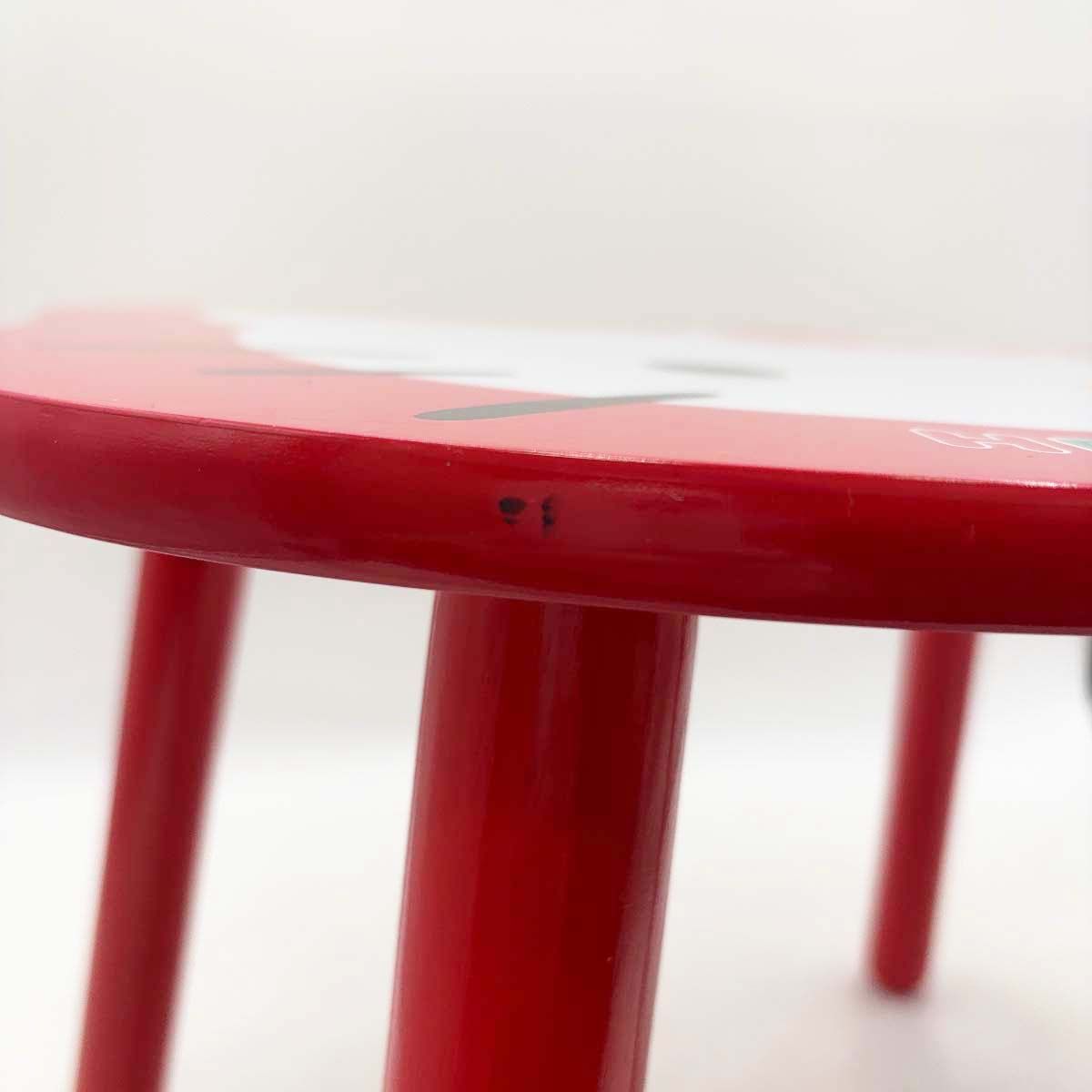 ハローキティ 木製 ミニテーブル レッド 赤 サンリオ ハローキティ 木製 ミニテーブル レッド 赤 サンリオ