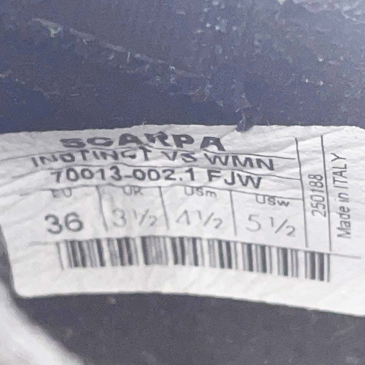 スカルパ インスティンクト VS WMN Instinct 36 70013-002 レディース