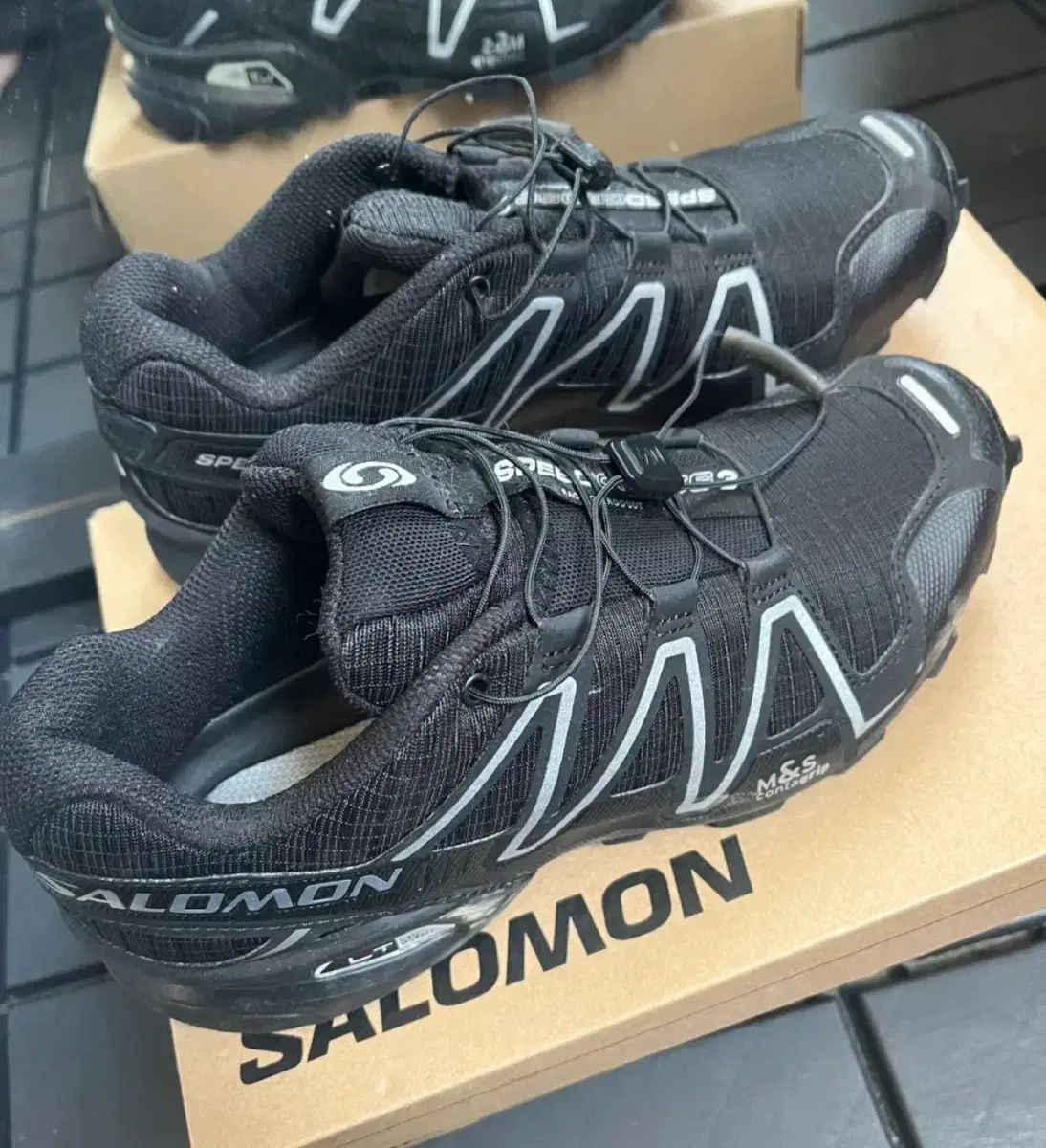 SALOMON サロモン スピードクロス 3 ブラック シルバー 240