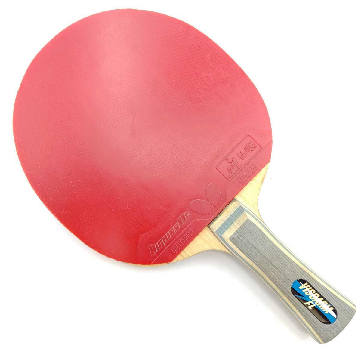 バタフライ ビスカリア FL 卓球ラケット ラバー(ディグニクス09c/05)付