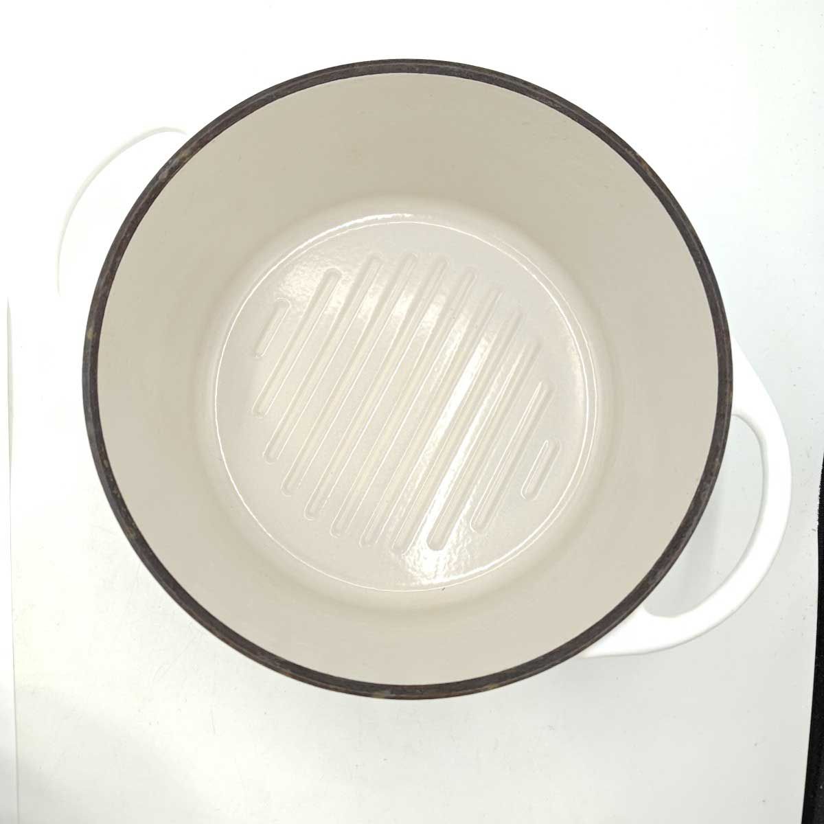 VERMICULAR 両手鍋 ホワイト 直径22cm バーミキュラ VERMICULAR 鋳物ホーロー鍋 22cm 両手鍋 オーブンポット