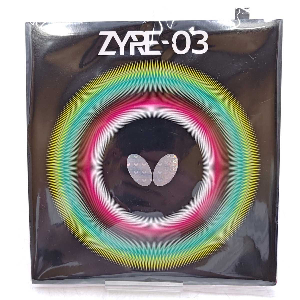 バタフライ ザイア03 特厚 2.7 黒 ブラック 06140 Butterfly ハイテンション裏ラバー 卓球